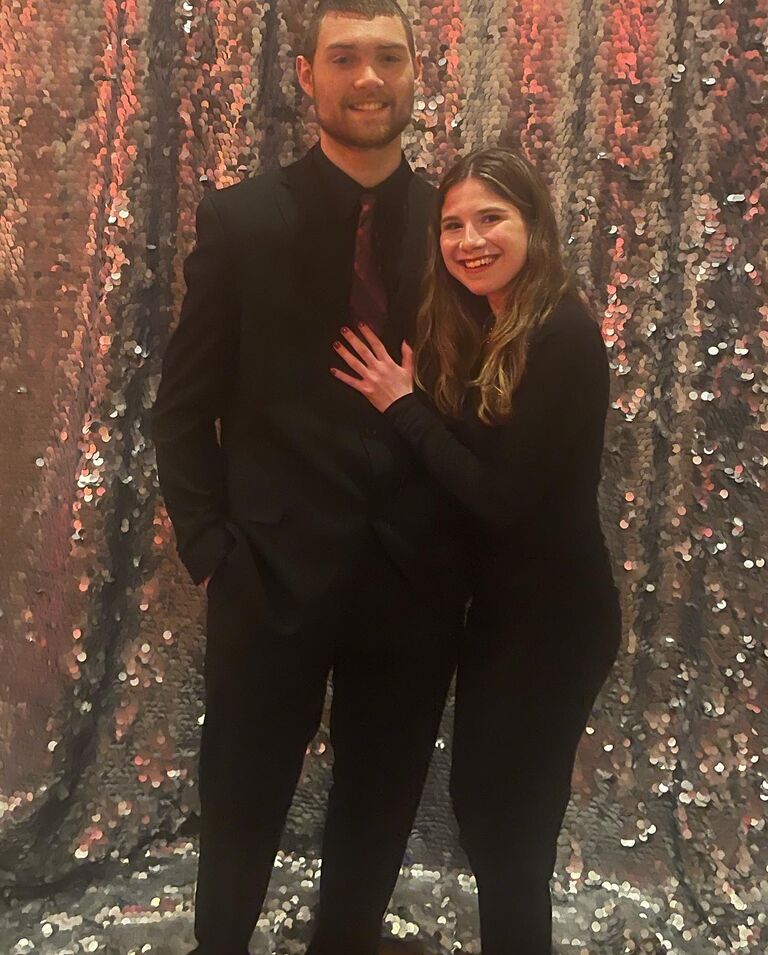 Our first wedding together (Josh’s cousin’s wedding)