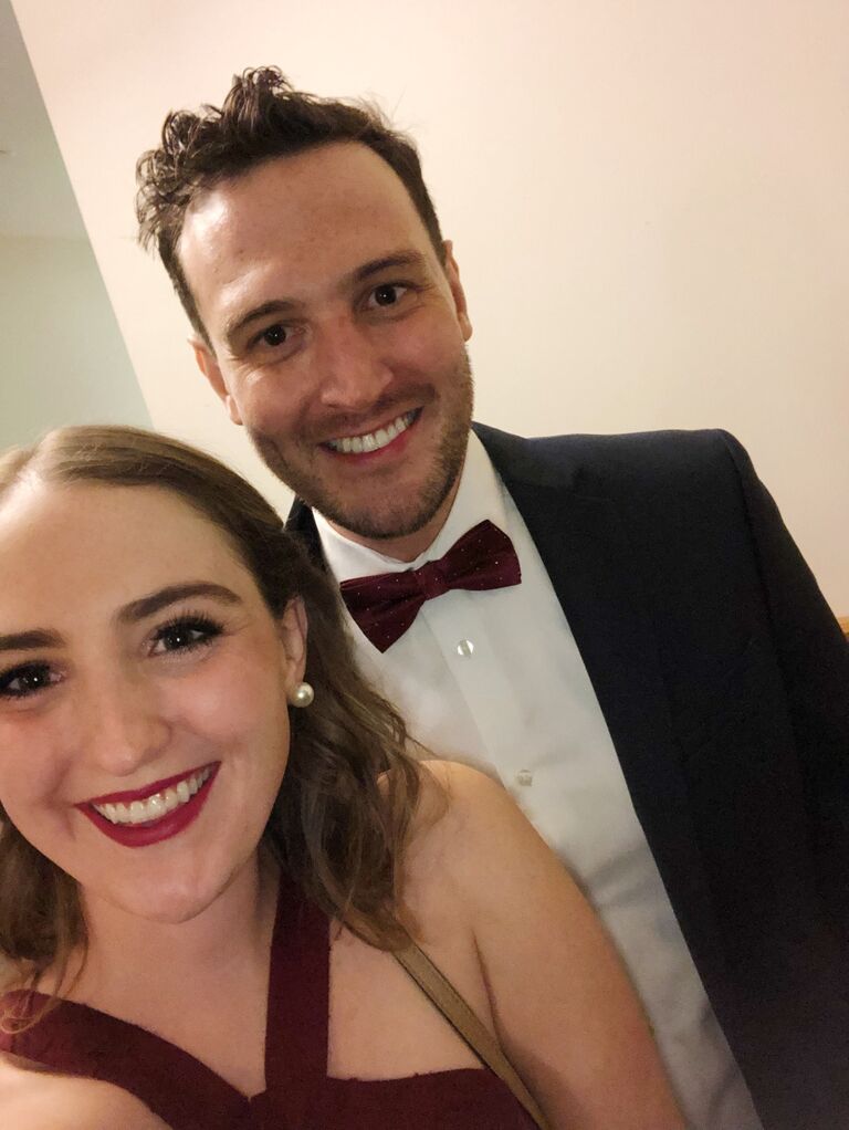 Selfie before the Leukemia & Lymphoma Society gala where Emma's mom ran for Women of the Year!
