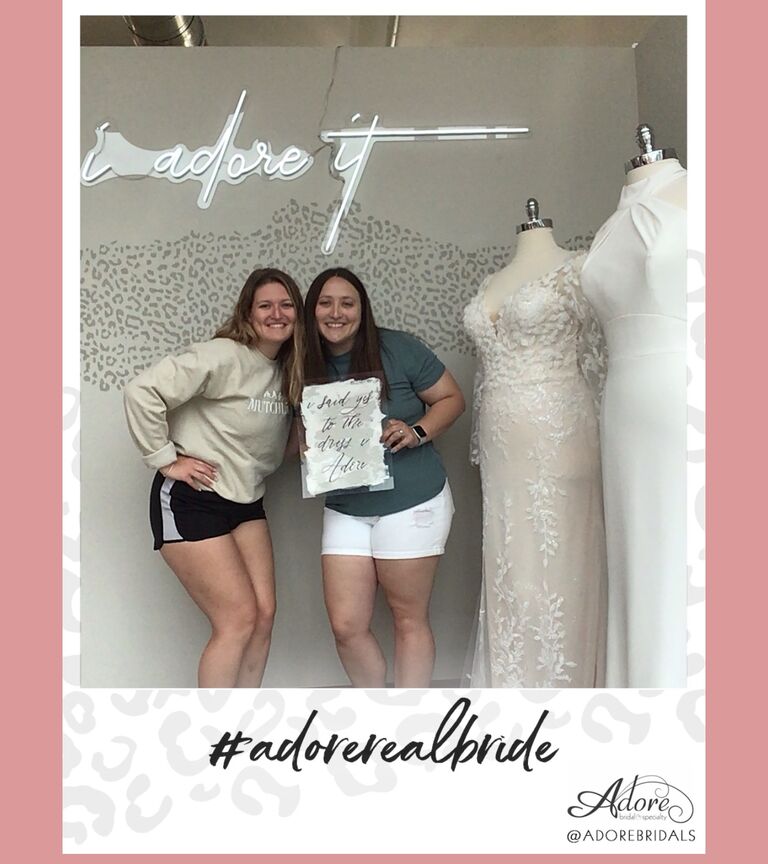 Saying “yes” to the dress with Mel
