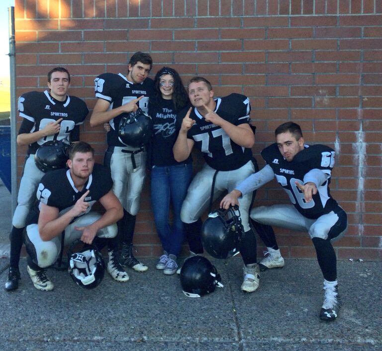 The boys were State-bound for football, headed to Vegas!