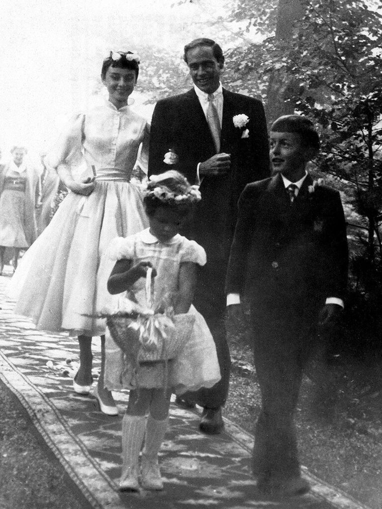 Audrey Hepburn's wedding dress