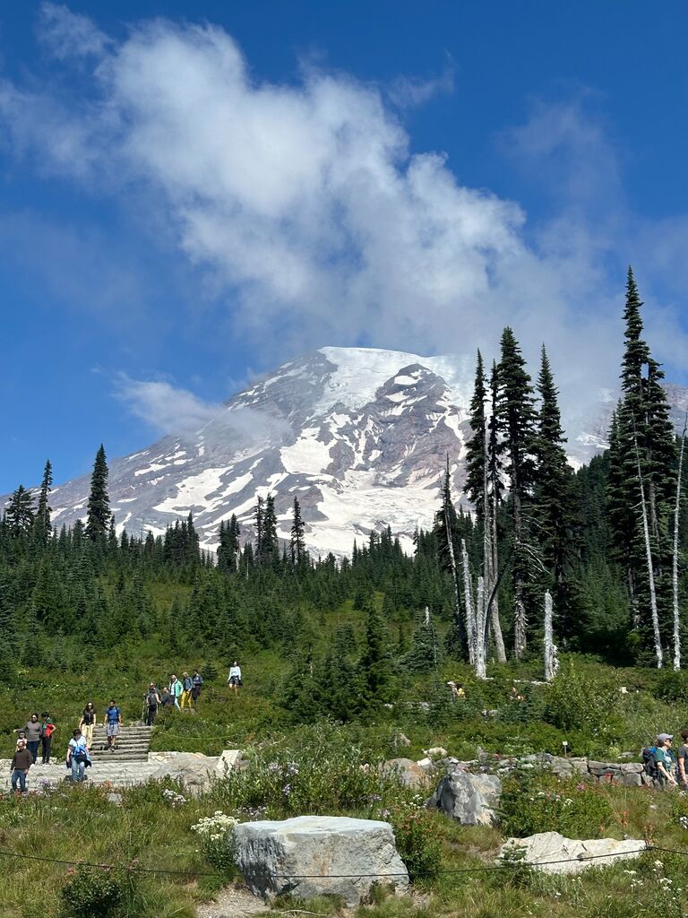 We embark on our trip to hike Mt. Rainier in Washington State