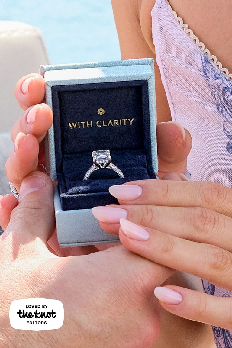 With Clarity engagement ring