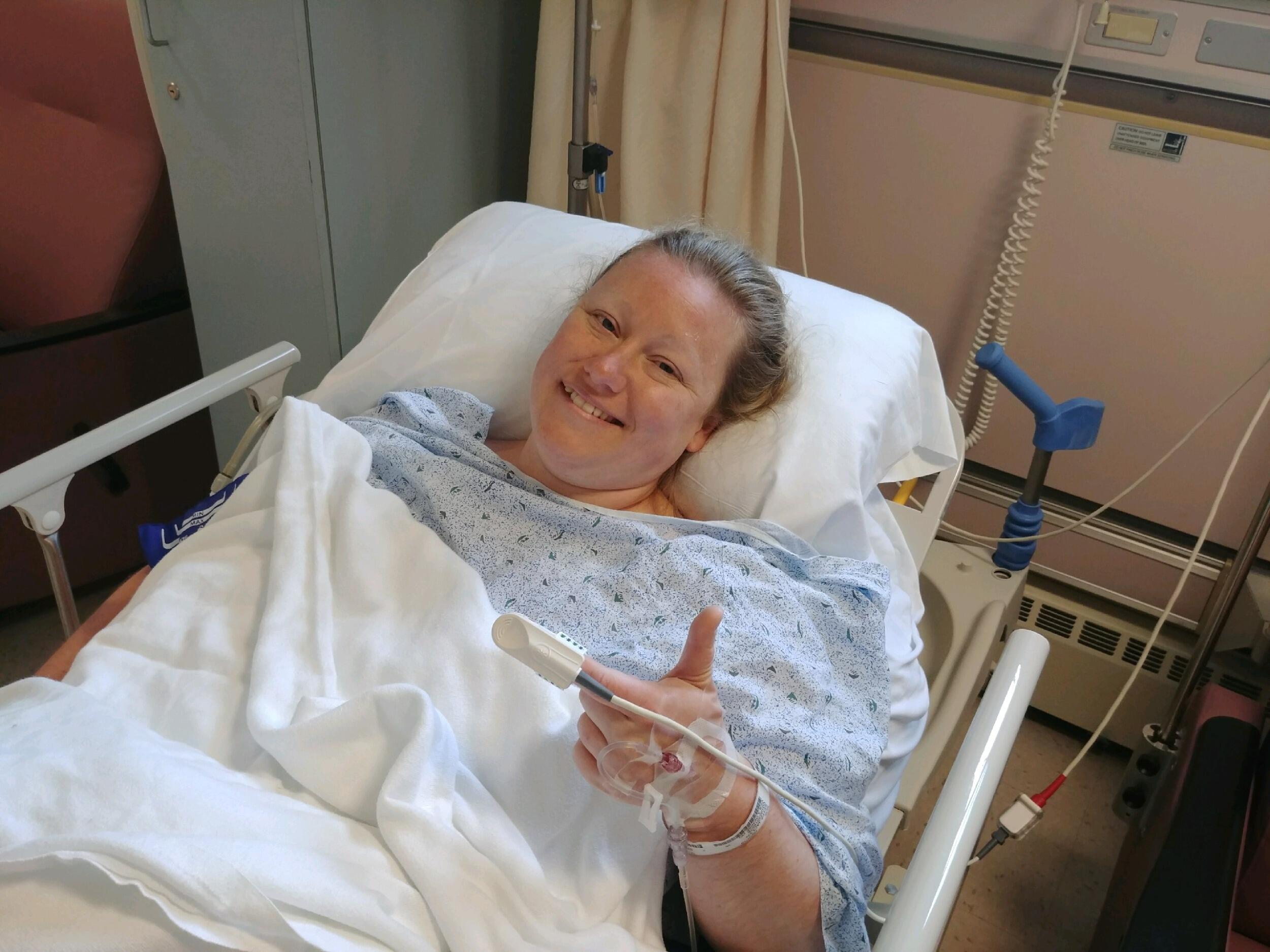 My turn again... removed an ovary due to having an annoying cyst for many years! 😬