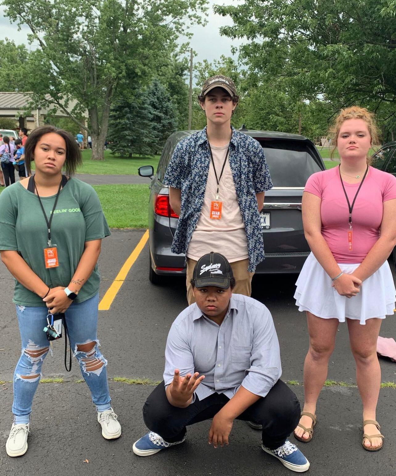 Crystal worked up the courage the whole weekend to talk to Evan. She finally did right before everyone left. Crystal and her friends made up a plan to "recreate a picture from the year before." It just so happened that Crystal and her friends were missing one person to recreate this picture. Crystal then asked Evan to fill in for the missing person. Evan asked Crystal to take some pictures of him and his friend, Stanley. Crystal asked Evan for his number so she could send him the pictures.