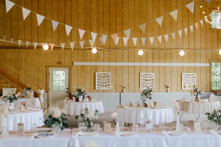 Simple Romantic Wedding Reception At Bieker Farms