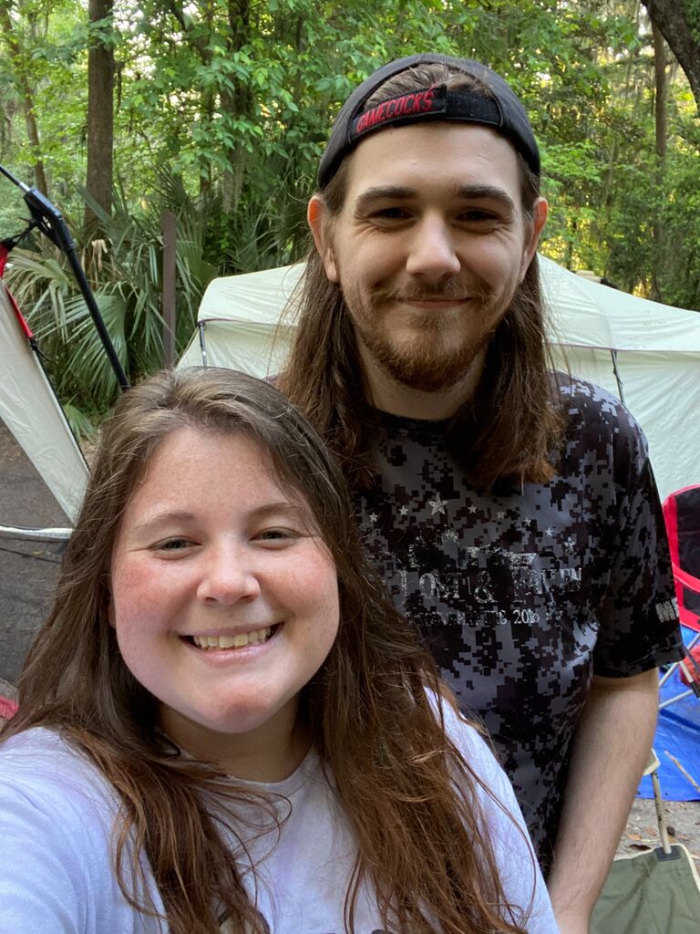 Our first camping trip together.