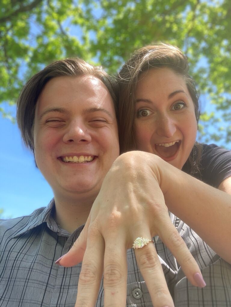 We're Engaged!
 It was the most perfect day!