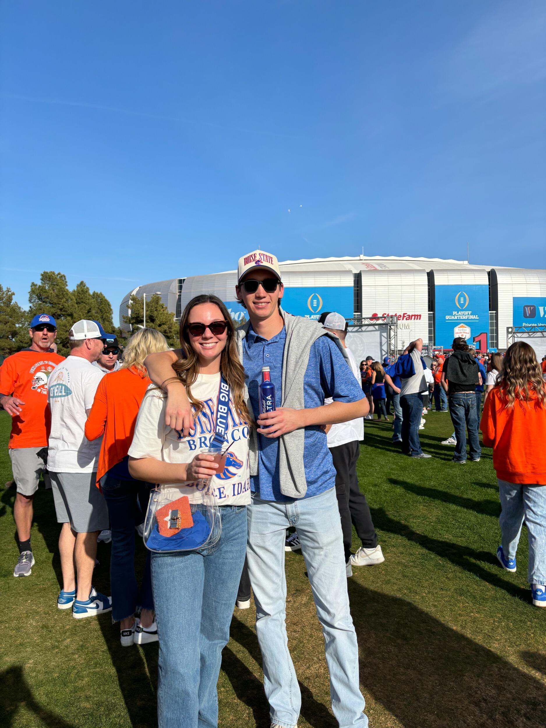 NYE in Arizon to watch Boise State play in the Fiesta Bowl!