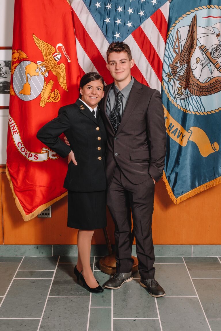 Military Ball - Renee's senior year