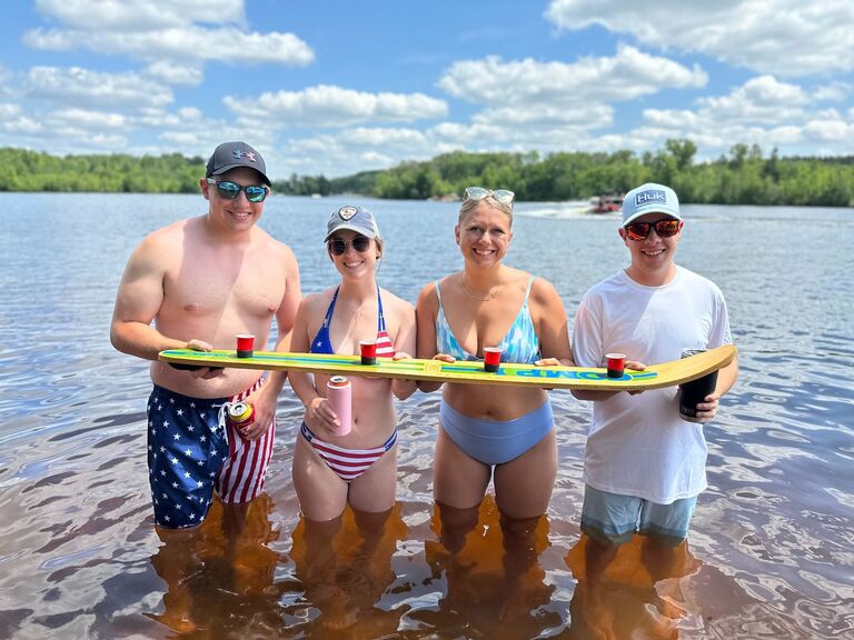 4th of July Weekend in Crivitz with our two friends that introduced us, Hunter and Ryan