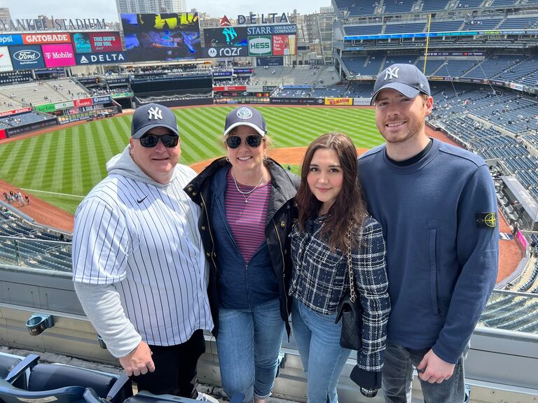  Yankees Stadium - Meeting Mason's Parents