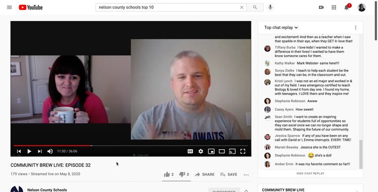 Fast forward to Quarantine 2020, Chase and Brooke were trying desperately to help everyone stay and feel connected during a difficult season, we started "The Community Brew" but did it virtually through YouTube live. This project was so much fun, we still have dreams of hosting our own talk show (well, Brooke does anyway). Catch this special episode here: https://youtu.be/_yh1M7OstqU