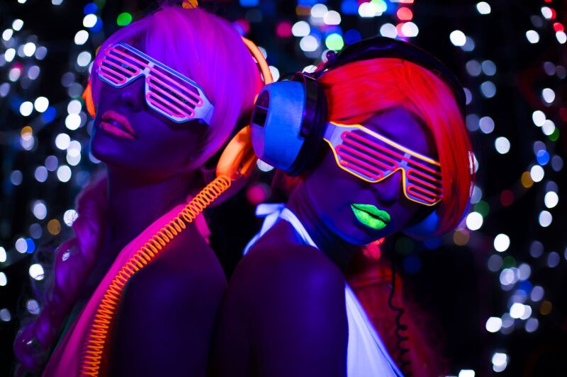 Neon Nights - bachelorette party theme idea