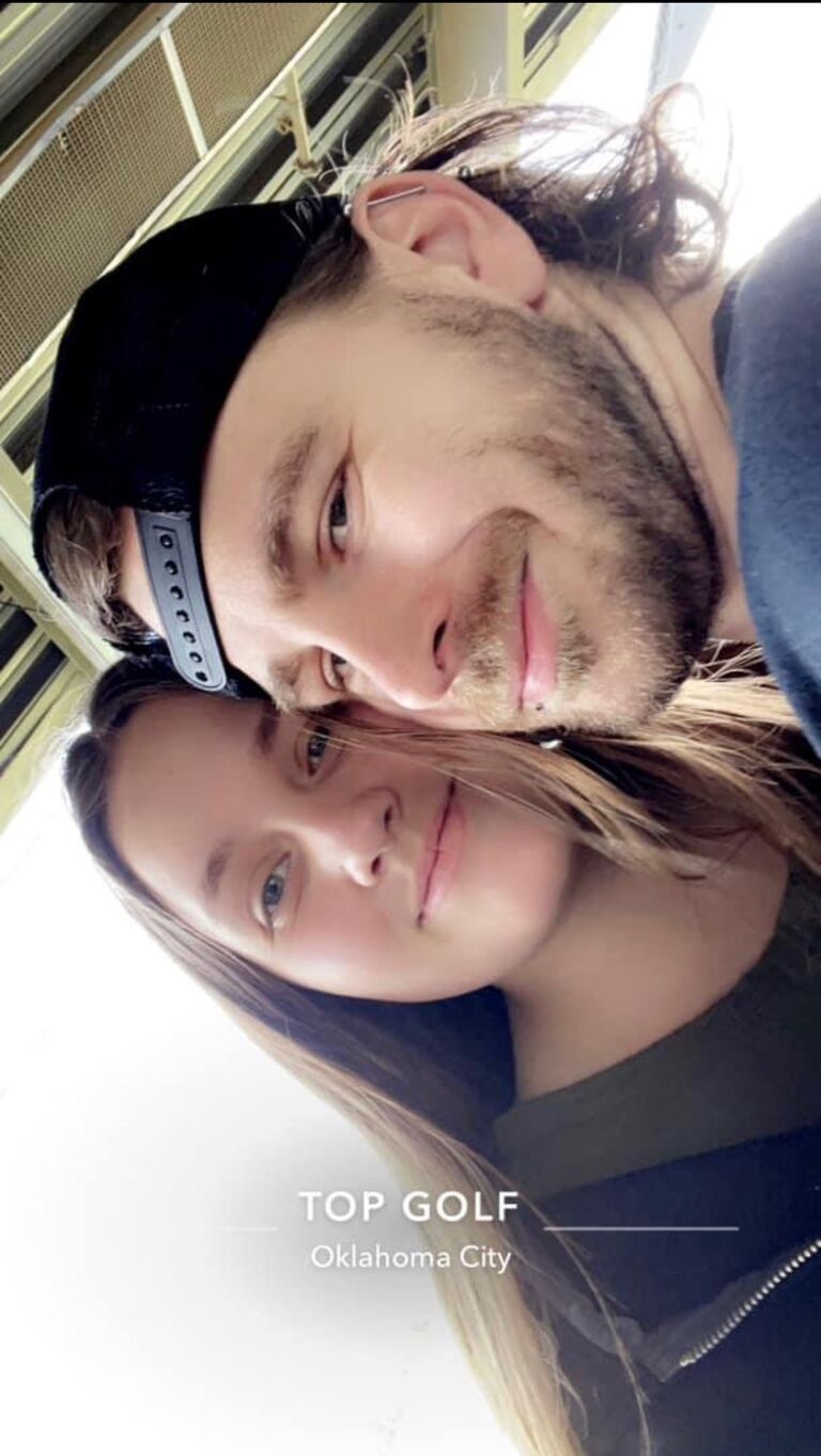 We went on our first vacation out of state together to Oklahoma