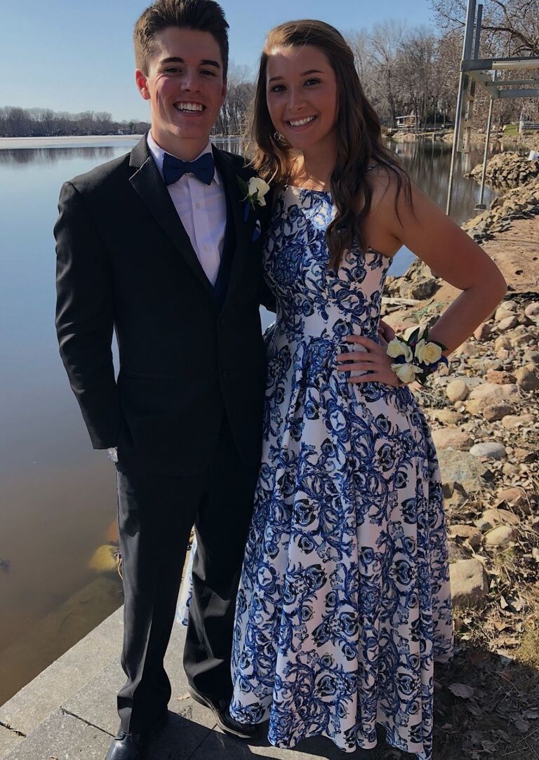 Casey and Alyssa's first prom together at Centennial HS 