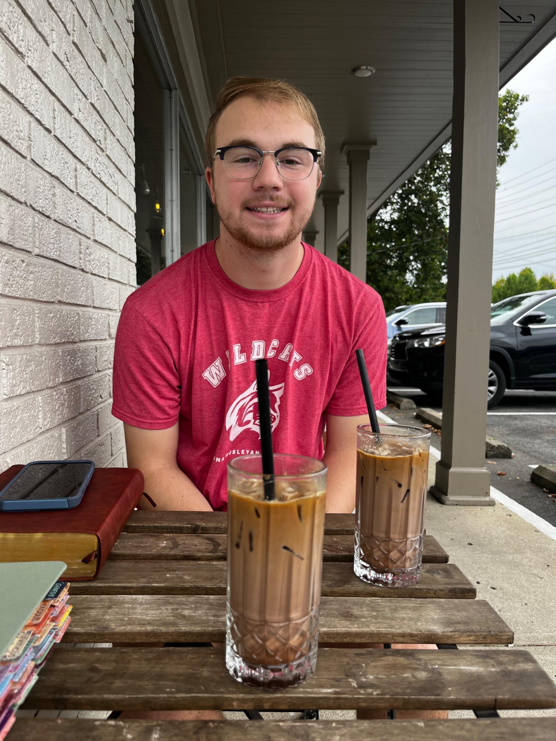 First time Drew visited my hometown!