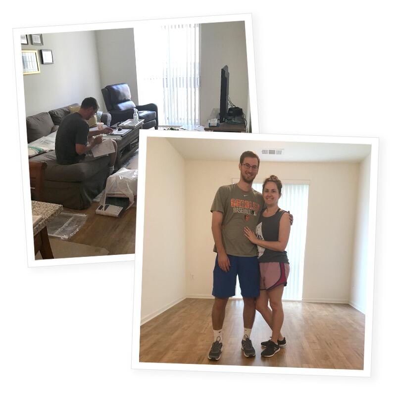 Timmy and Julie moved in to their first apartment together in Manayunk. All 600 square feet of it. There was lots of IKEA furniture assembled and they didn't bother hiring movers... imagine the PIVOT couch scene from F•r•i•e•n•d•s. After surviving that, they knew they were in it for the long haul!