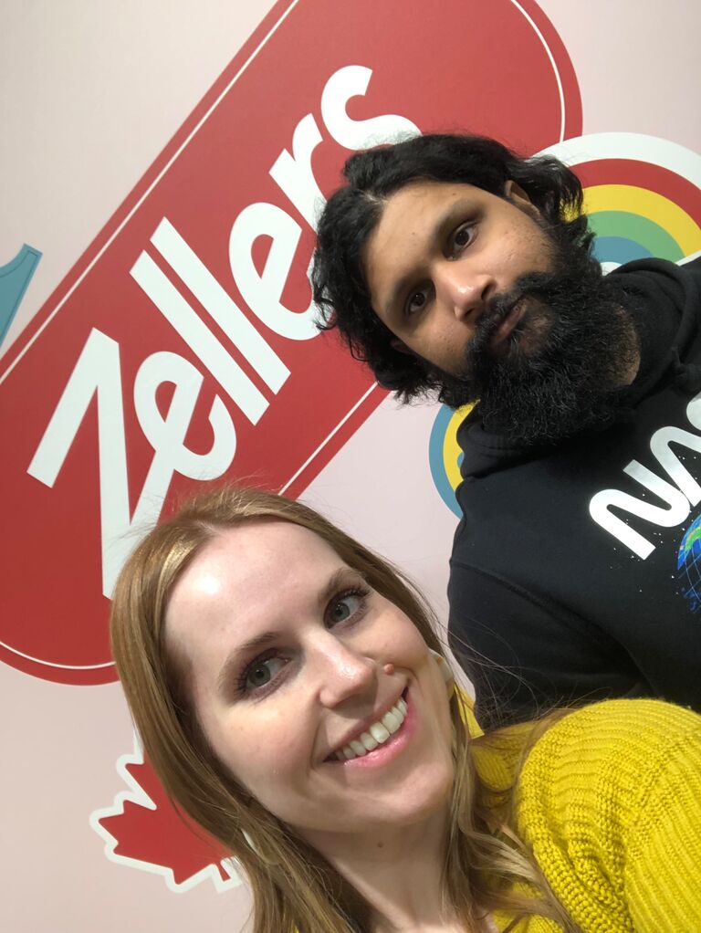 Happy Birthday to Kavel! Obviously we had to go check out the newly re-opened Zellers!!!!