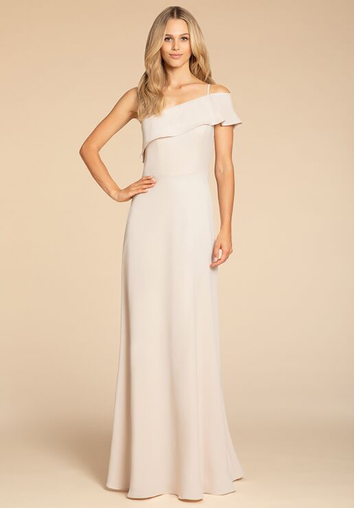 hayley paige one shoulder dress