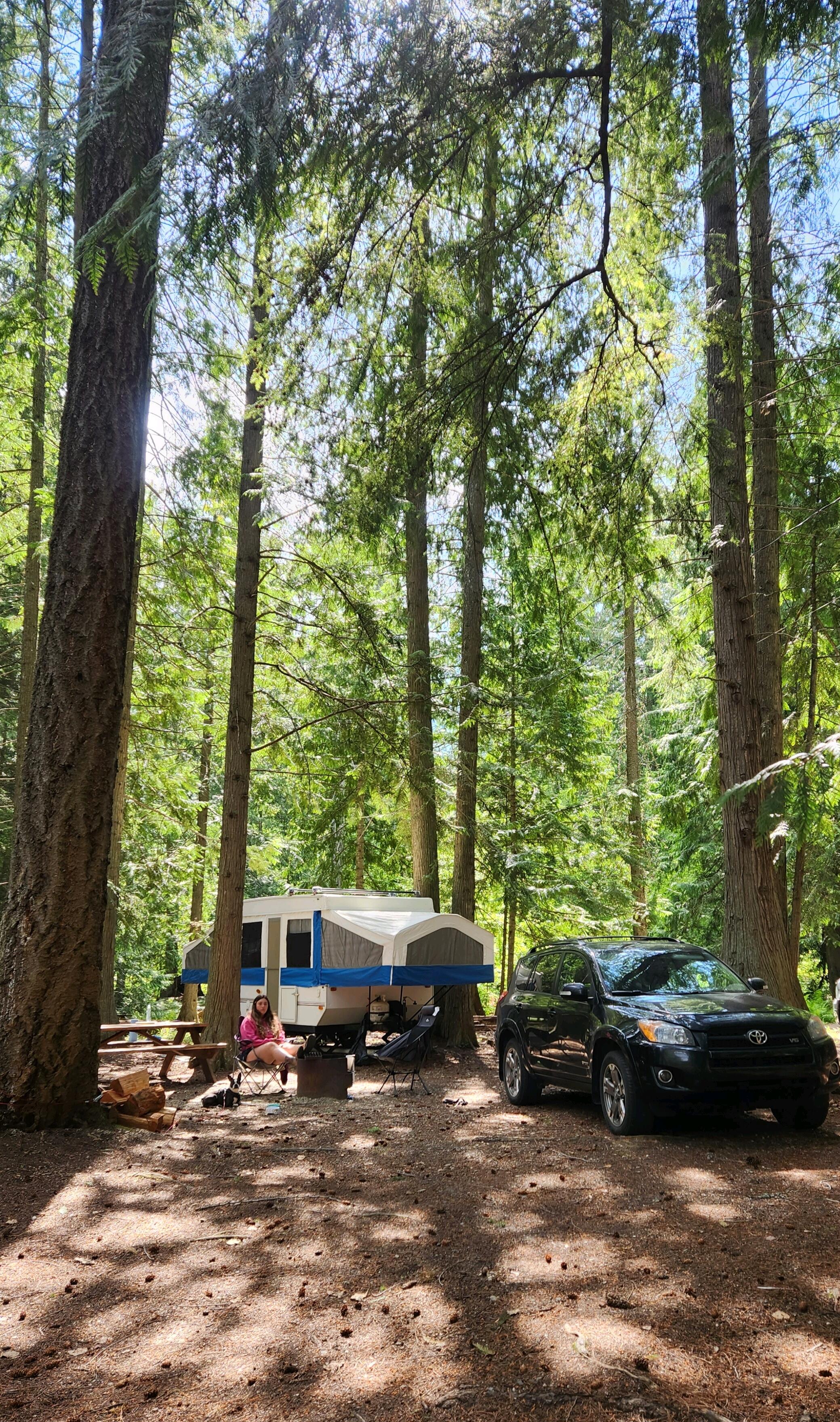 First adventure with our camping trailer ❤️