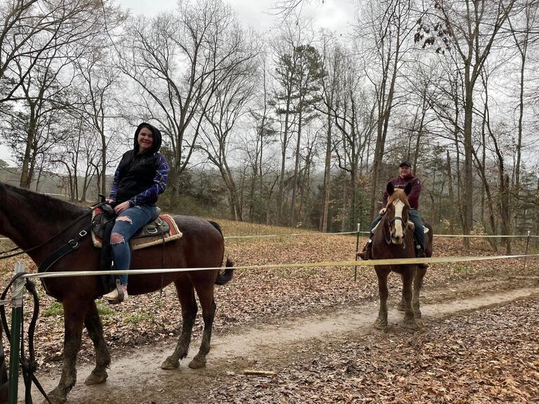 First Horseback Ride Together