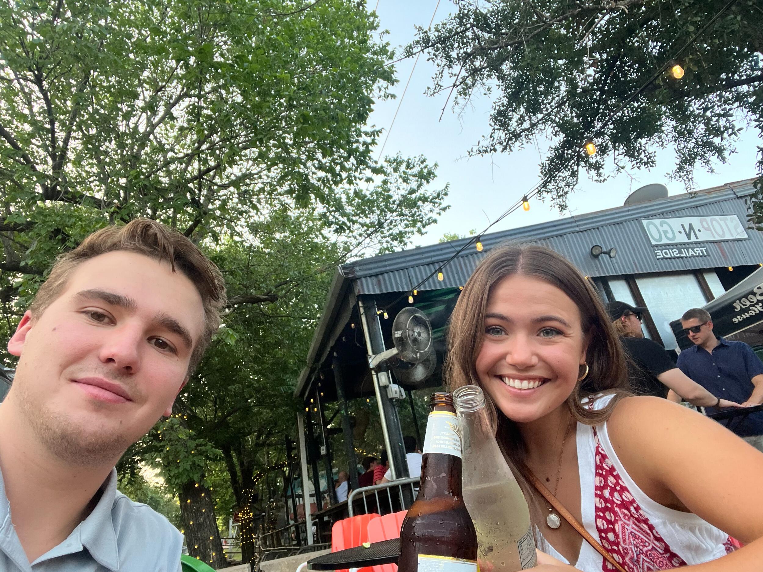 Our first day living in Dallas.