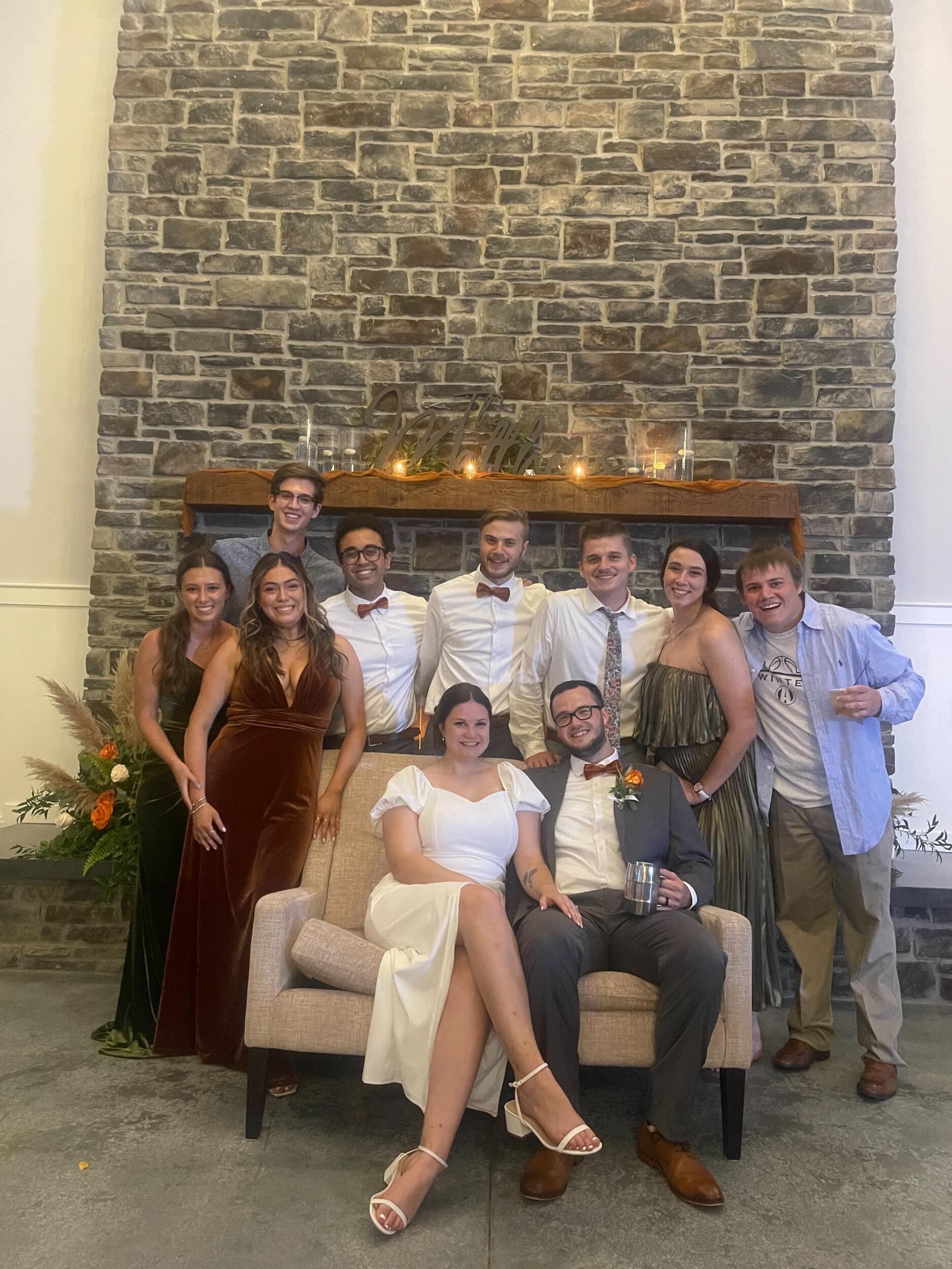 Two Purdue friends got married - Nate and Kendyl 