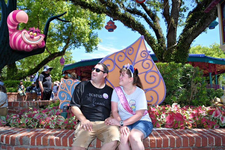 Hannah and Alex spent a few nights with a friend at Disney to celebrate Hannah's birthday and their engagement.
