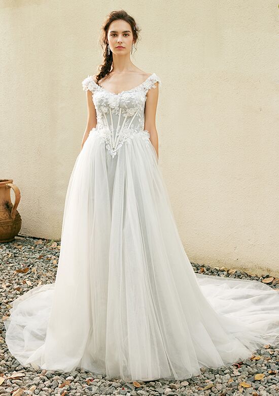 FARRAH size 12 wedding dress by Theia Couture - Adella Bridal