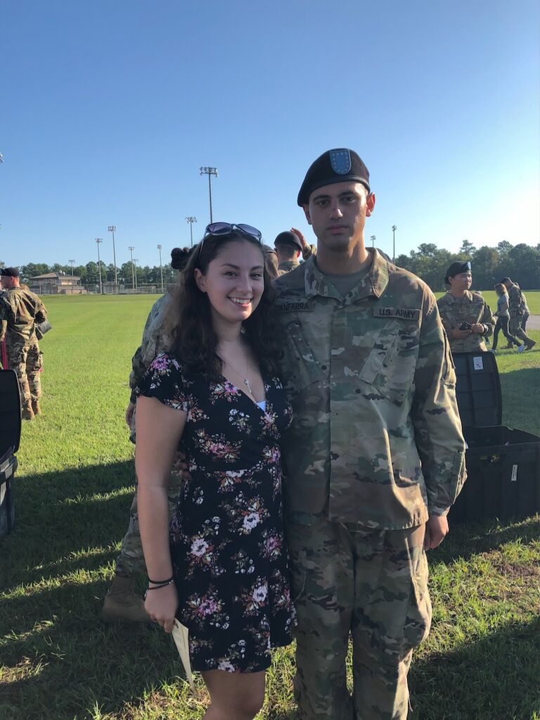 When Mike graduated boot camp