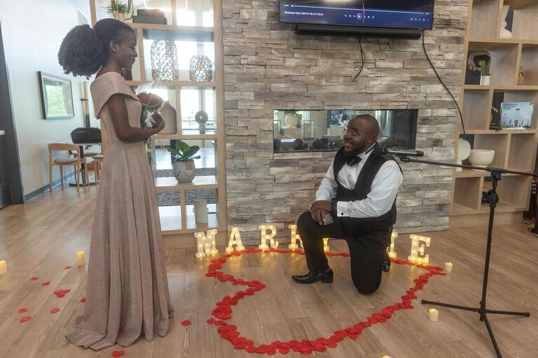 A ring, a question, and the start of our forever. 💖