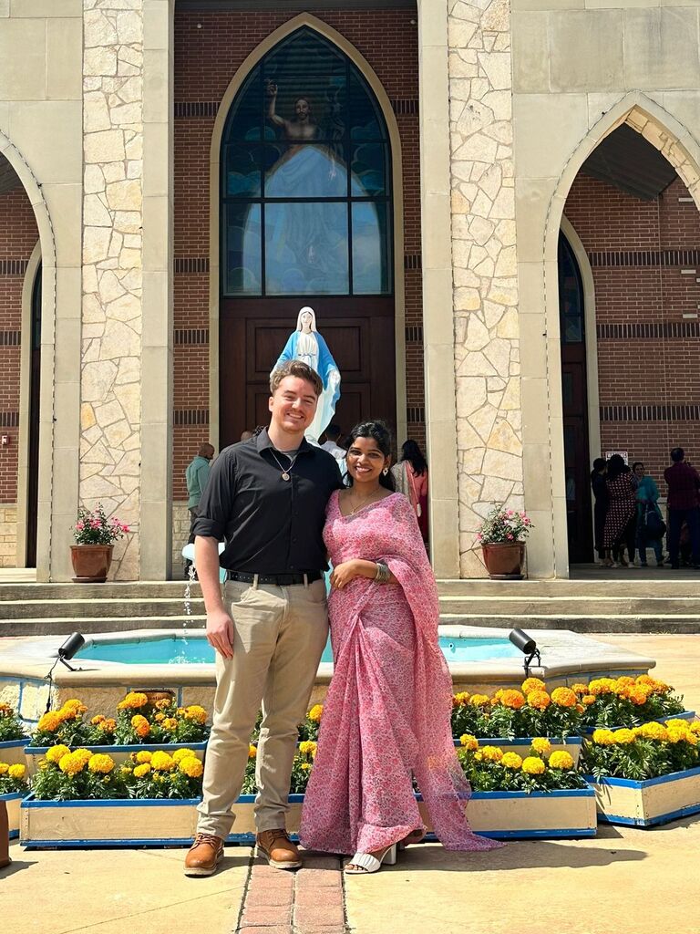 Once upon a time, two paths crossed unexpectedly in Texas. Shanthi Sanam, from Hyderabad, India, came to America to pursue her Master's degree  in Cyber Security and eventually settled in Denton, Texas, in 2022. 