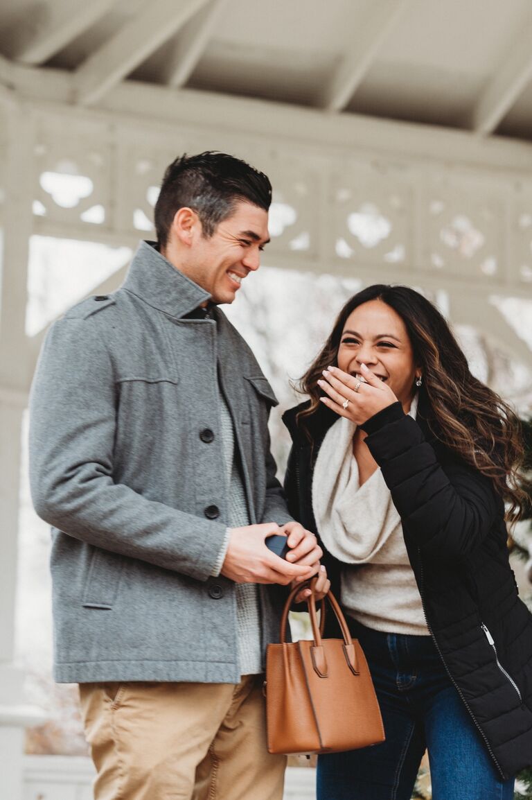 That moment we realized we’re spending forever together, and it’s finally time to wedding plan!