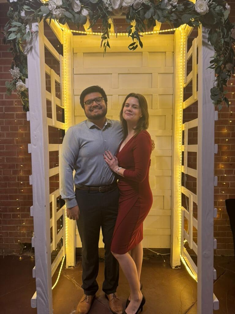 Our first wedding