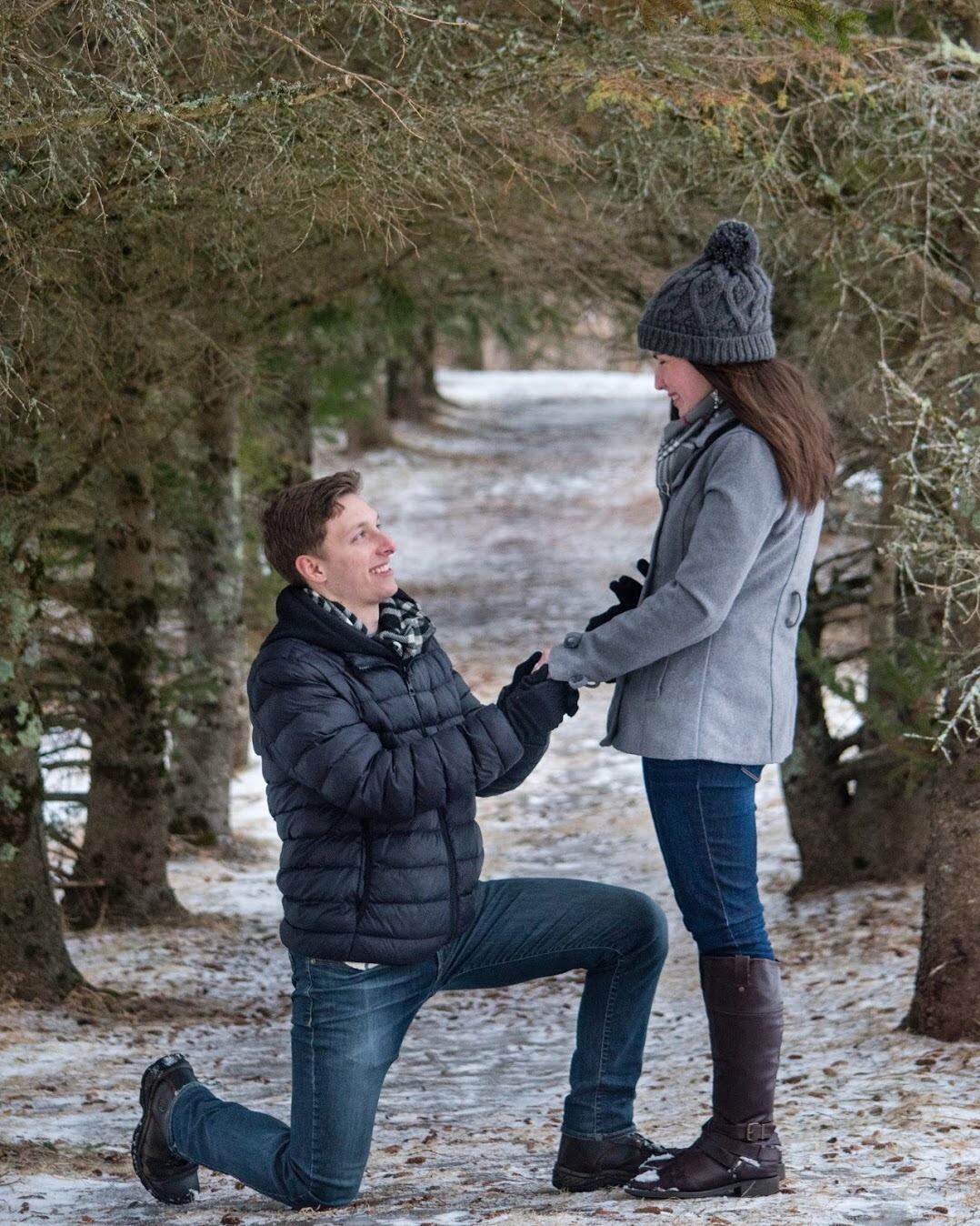 Colin proposed (and Sarah said yes)!