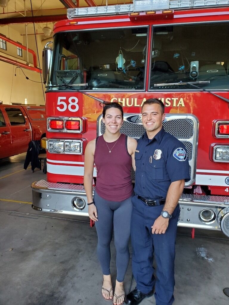 Max is a firefighter, wooooo!
