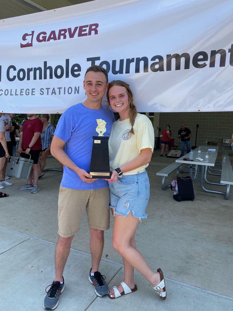 Triumphant at Garver's Annual Cornhole Tournament
