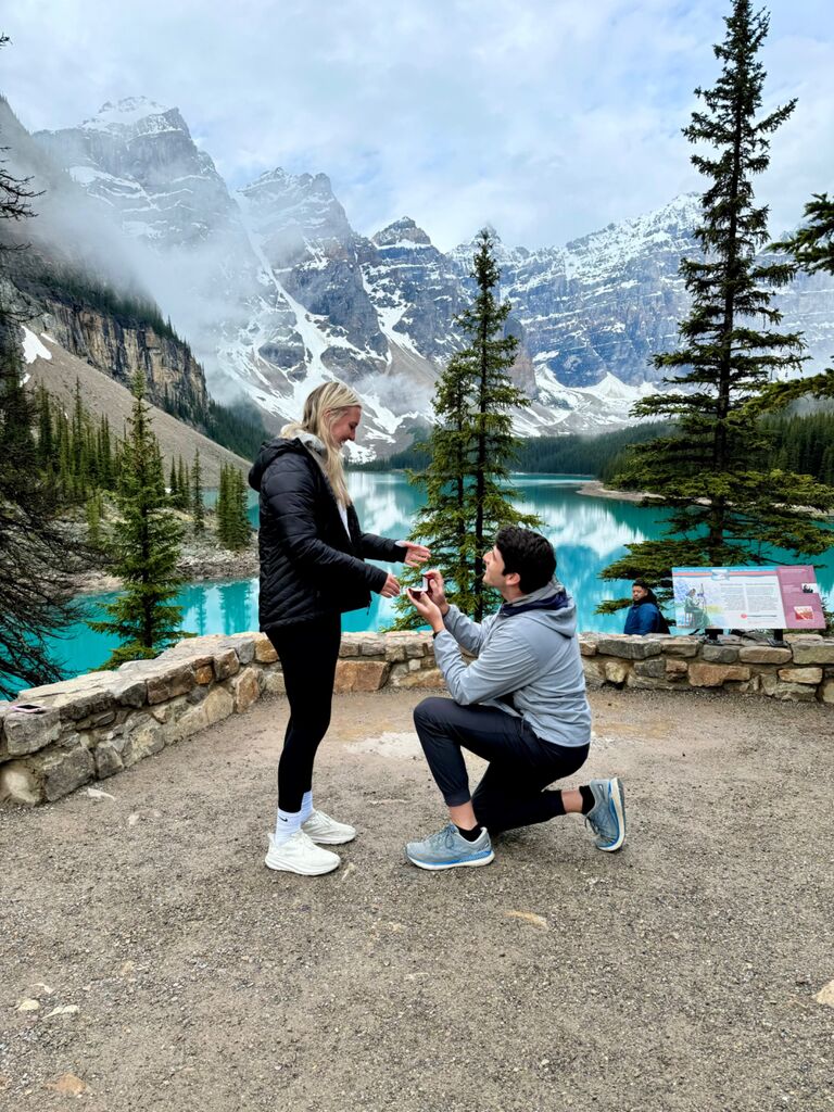 Went on vacation to visit Banff, Canada and Jake proposed!!