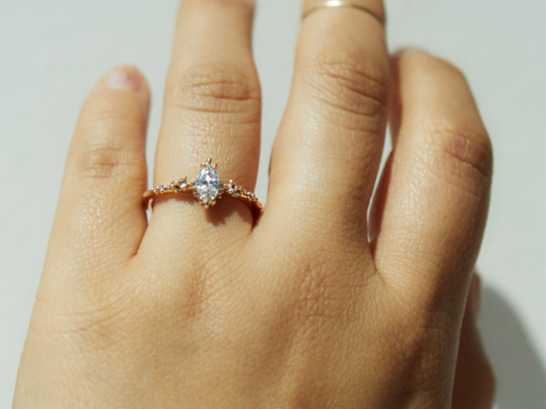 18 Dainty Thin Band Engagement Rings