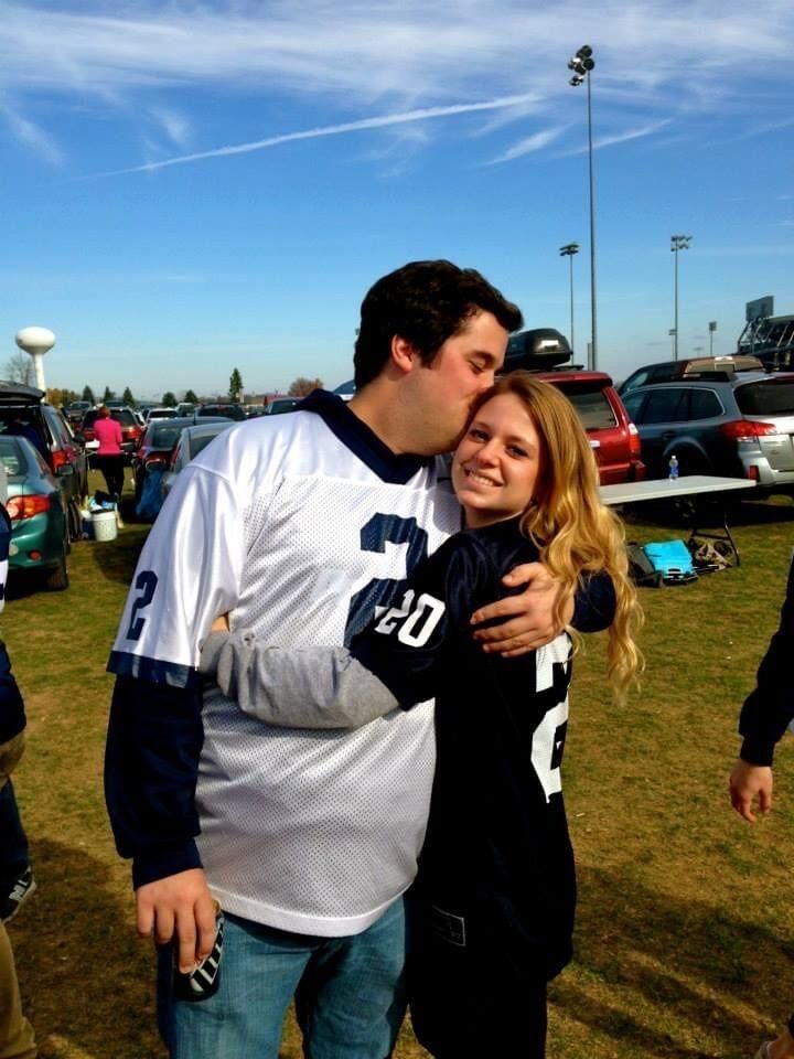 One of Rob's many visits to PSU as an alumni to watch Penn State football... and also to visit his girlfriend...