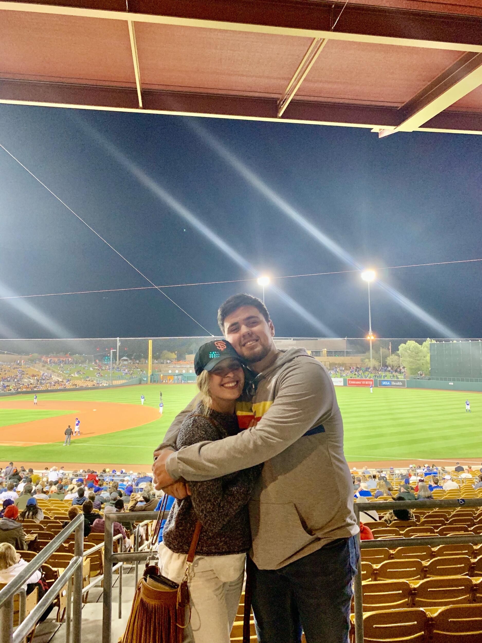 Giants v Dodgers spring training