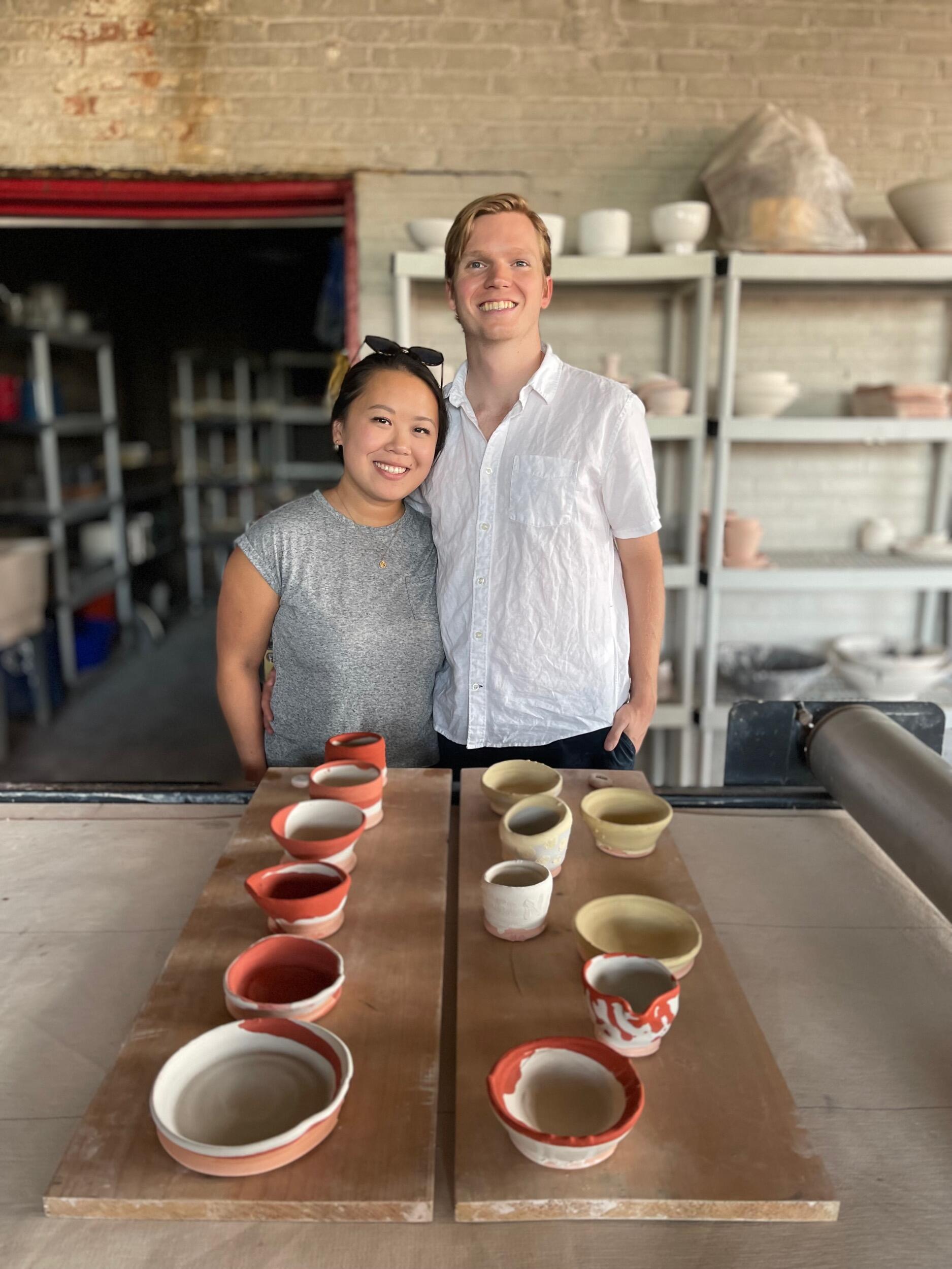 Pottery class 2 / 3 with a local Cleveland artist, Billy Ritter! 