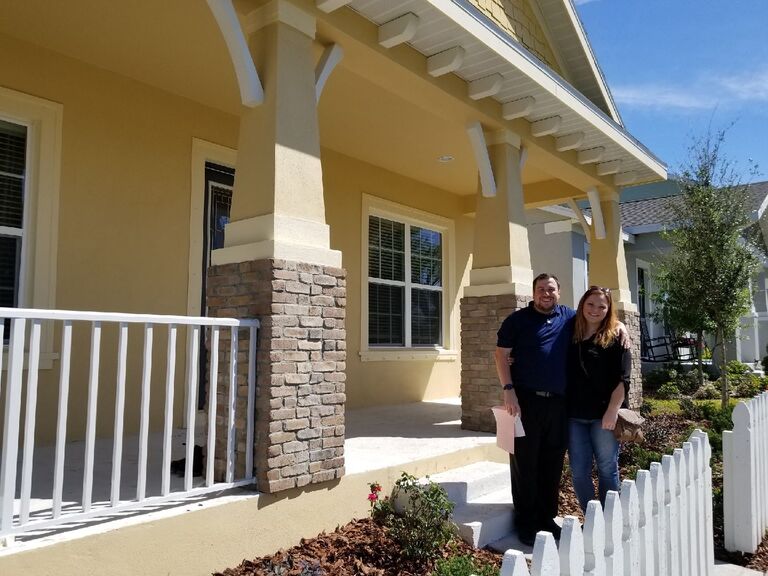 Our first home ready to move in.