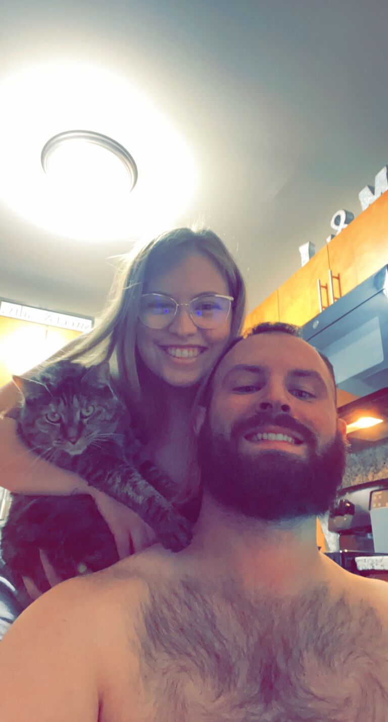 We officially moved into our first place in Waterville, OH. 