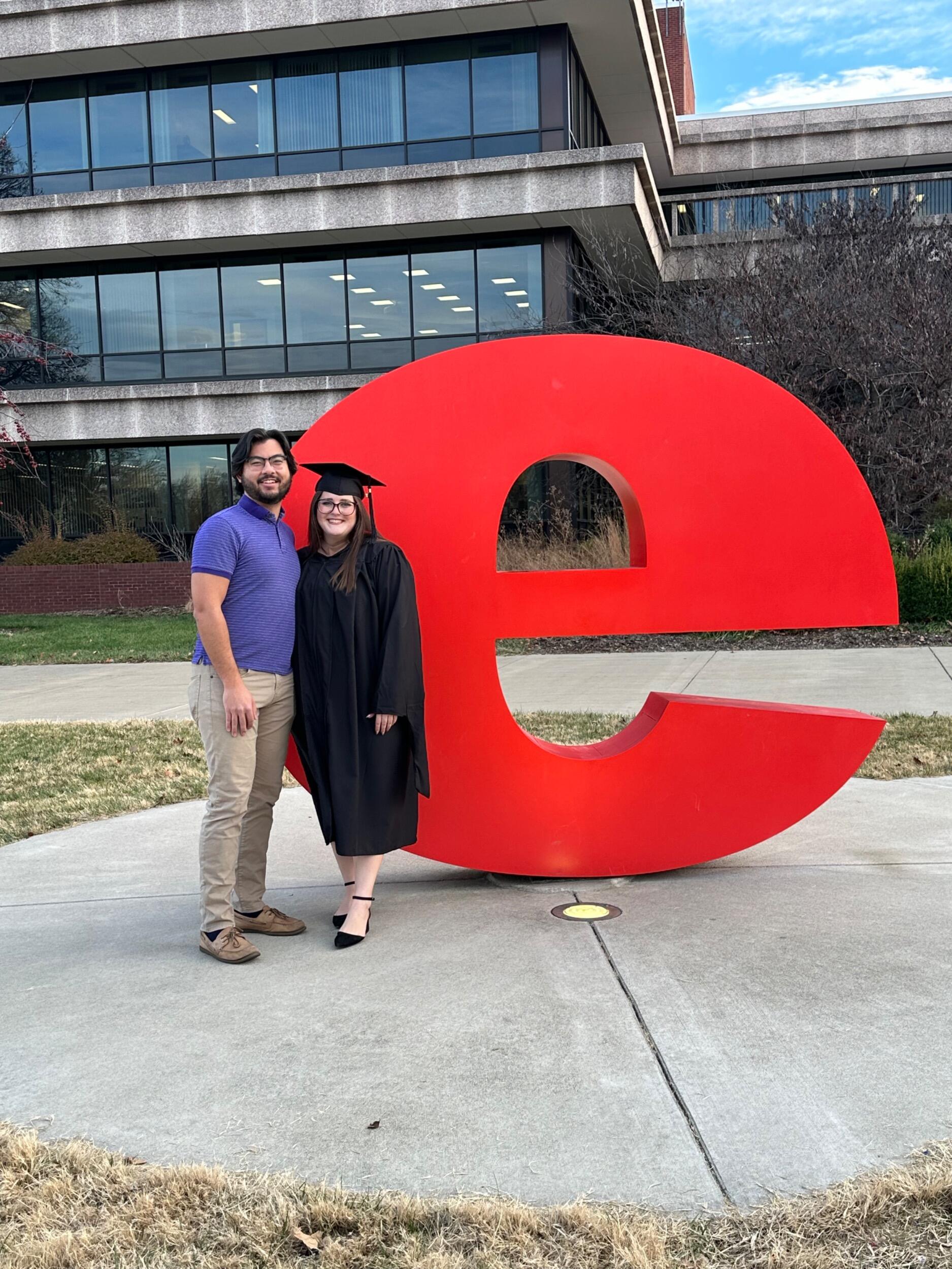 Cali graduated with her MBA with Sam by her side, he was her biggest supporter throughout the entire program.