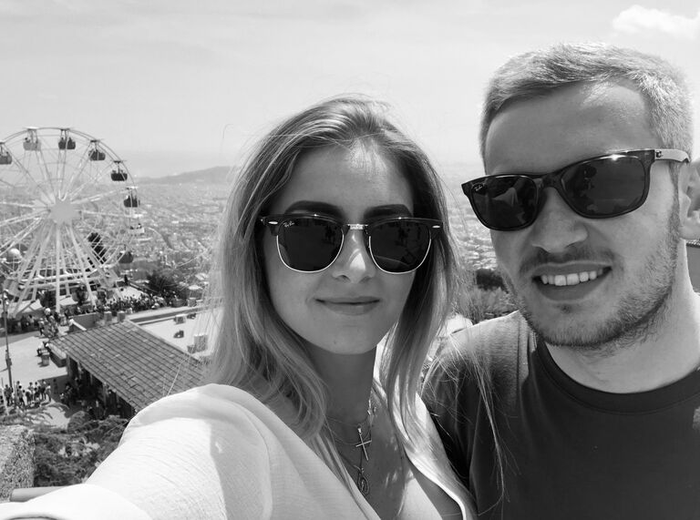 Our first holiday together to Barcelona.  when we finally accepted we were an item.