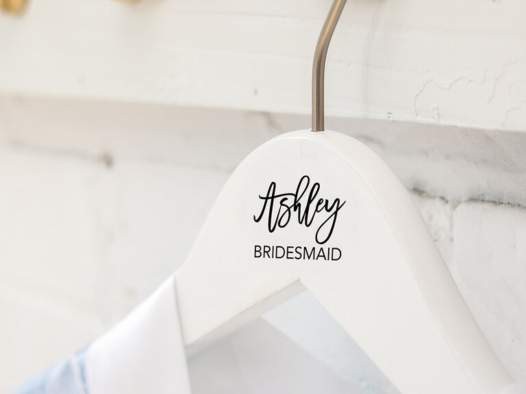 Engraved Hangers for Wedding, Personalised Wooden Coat Hanger for Bride and  Groom, Bespoke Wedding Day Hangers, Bridal Keepsake 