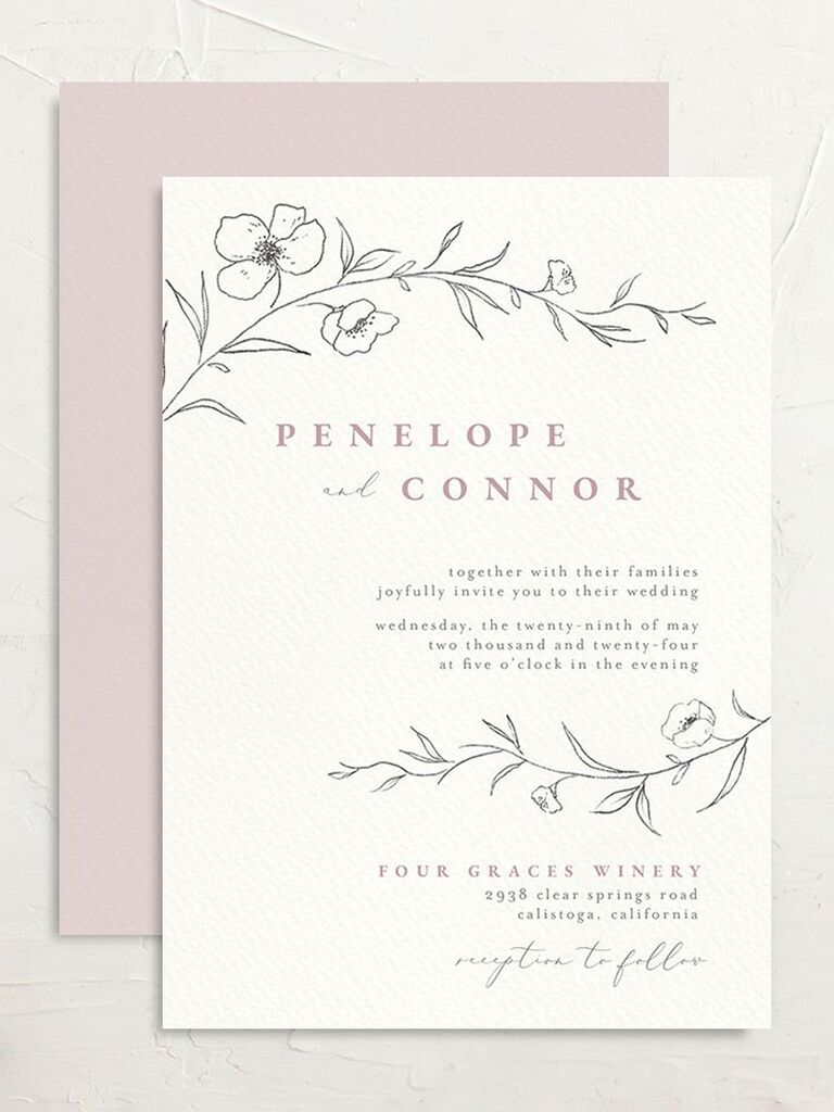 19 Classic Wedding Invitations That Are Truly Timeless