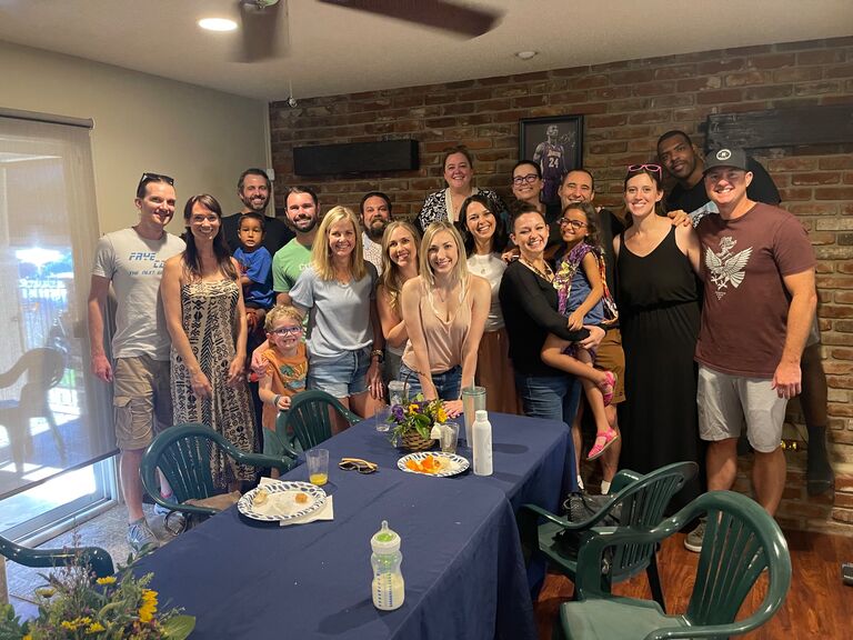 House warming party with Frye Family!